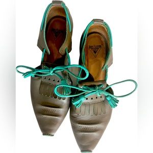 Fluevog Loafer Style Lace-Ups with Open Sides